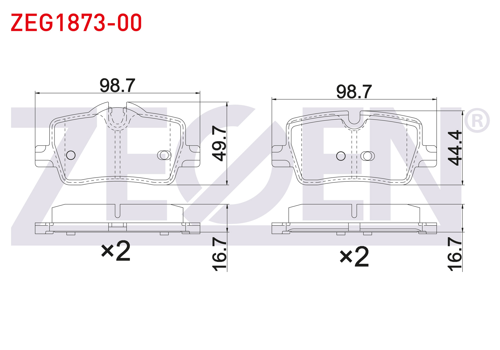 FREN BALATA ARKA BMW 3 SERISI (G20) 320i - 320 D - 320 d xDrive 2018-