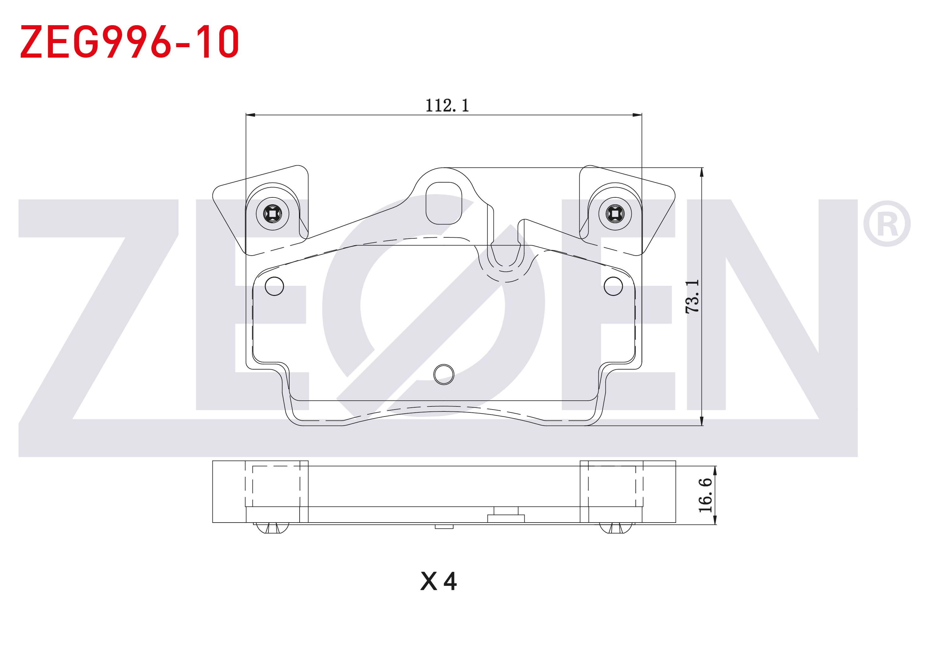 FREN BALATA ARKA AUDI Q7 (4L) 3.0 TDI - 4.2 FSI - 4.2 TDI 2006-2015 / PORSCHE CAYENNE (955) 3.2 - S 4.5i V8 2002-2010